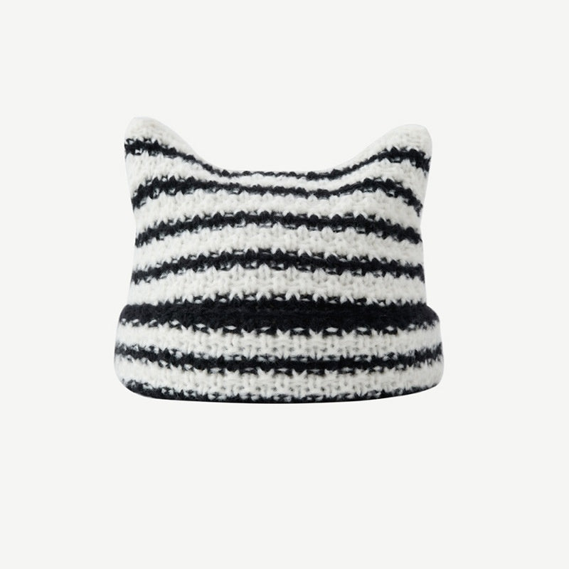 Korean Cute Thermal Head Cover Woolen Cap