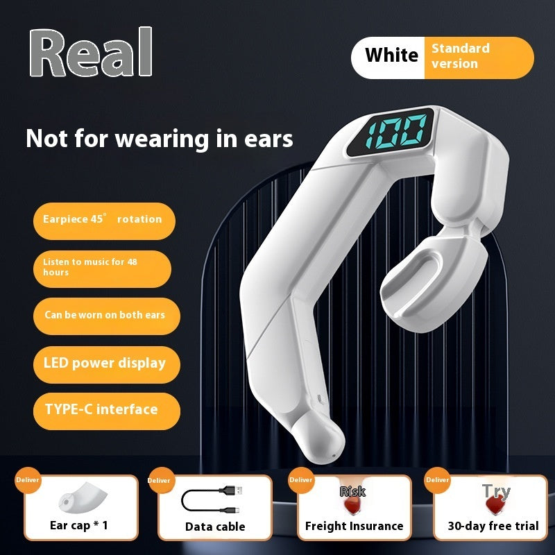 Bone Conduction Ear-mounted Digital V19 Bluetooth Headset