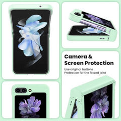 FOR GALAXY Z FLIP5 MATTE ULTRA SLIM PHONE CASE HARD SHOCKPROOF COVER with camera and screen protection features