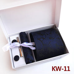 Men's Tie Gift Box 6 Piece Business Suit