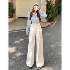 Autumn New Wide Leg Jeans For Women