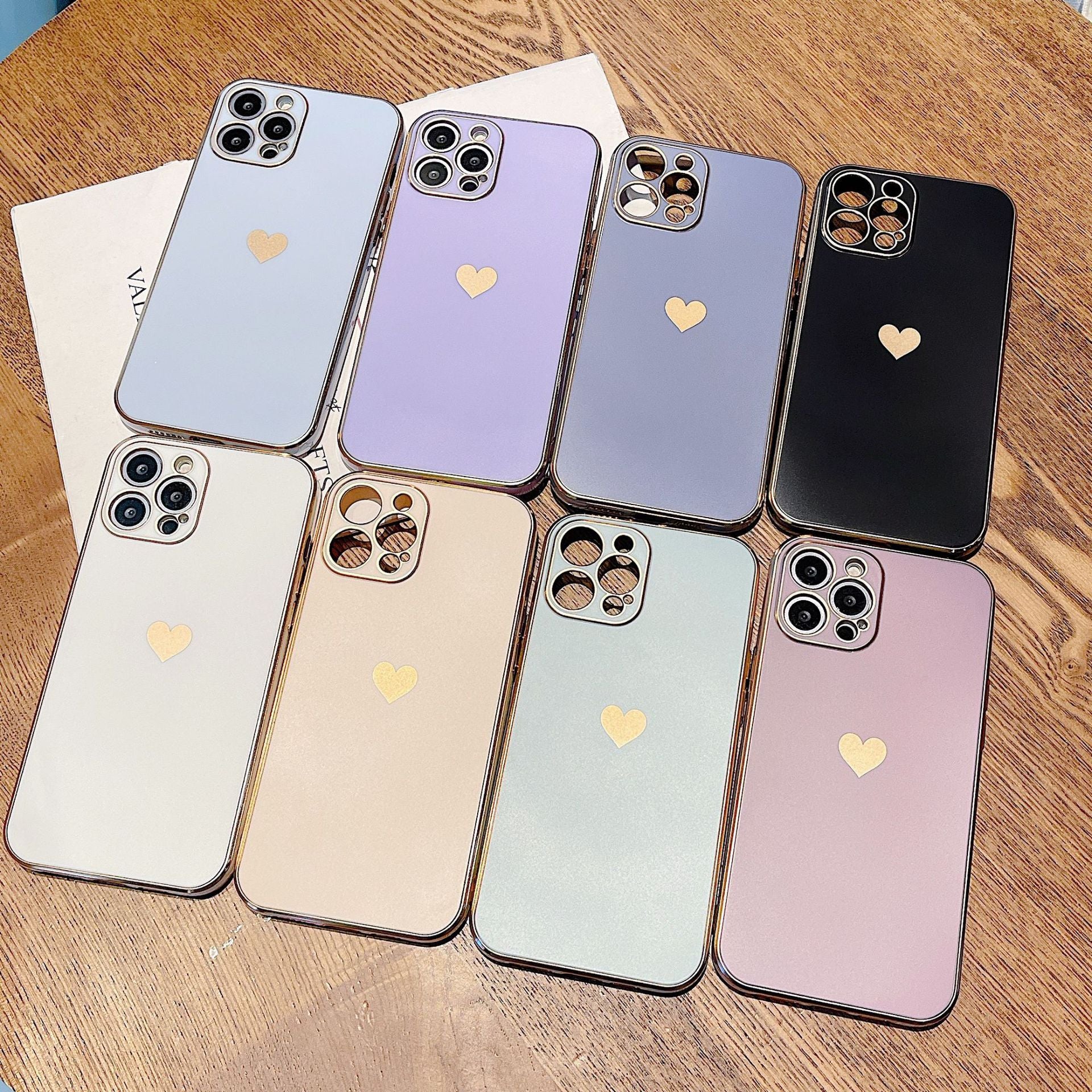 Frosted Electroplating Small Love For Xs78p Couple