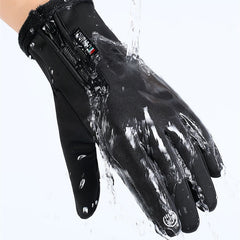 Opened-Finger Gloves Touchscreen Unisex Waterproof Windproof Warm Winter Gloves For Cycling Fishing Skiing in water.