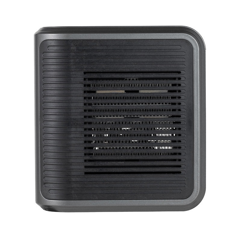 Mini Fan Heater Wall-mounted Heater Multifunctional Heater in black design with PTC heating technology.