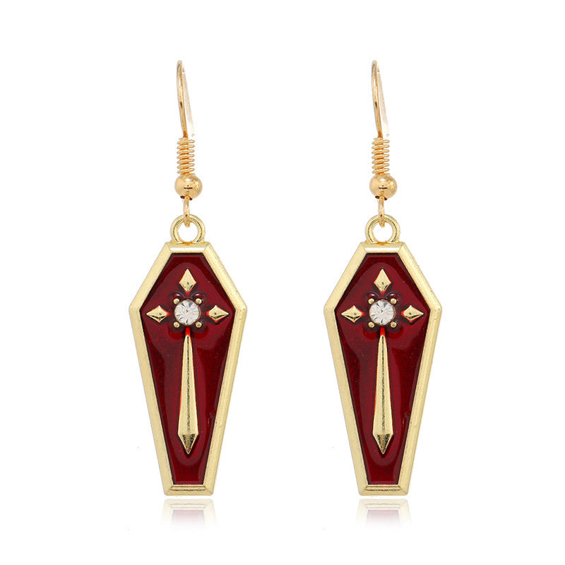 New Halloween Earrings Creative Mummy Ghost